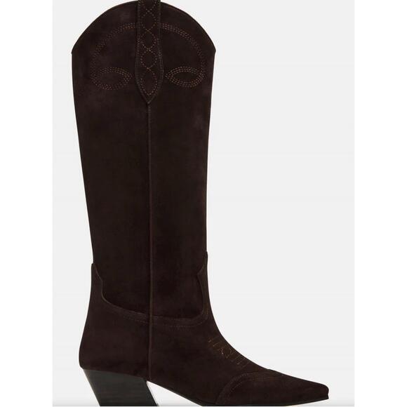 STEVE MADDEN Shoes - NEW STEVE MADDEN women's dollie western boot in chocolate suede